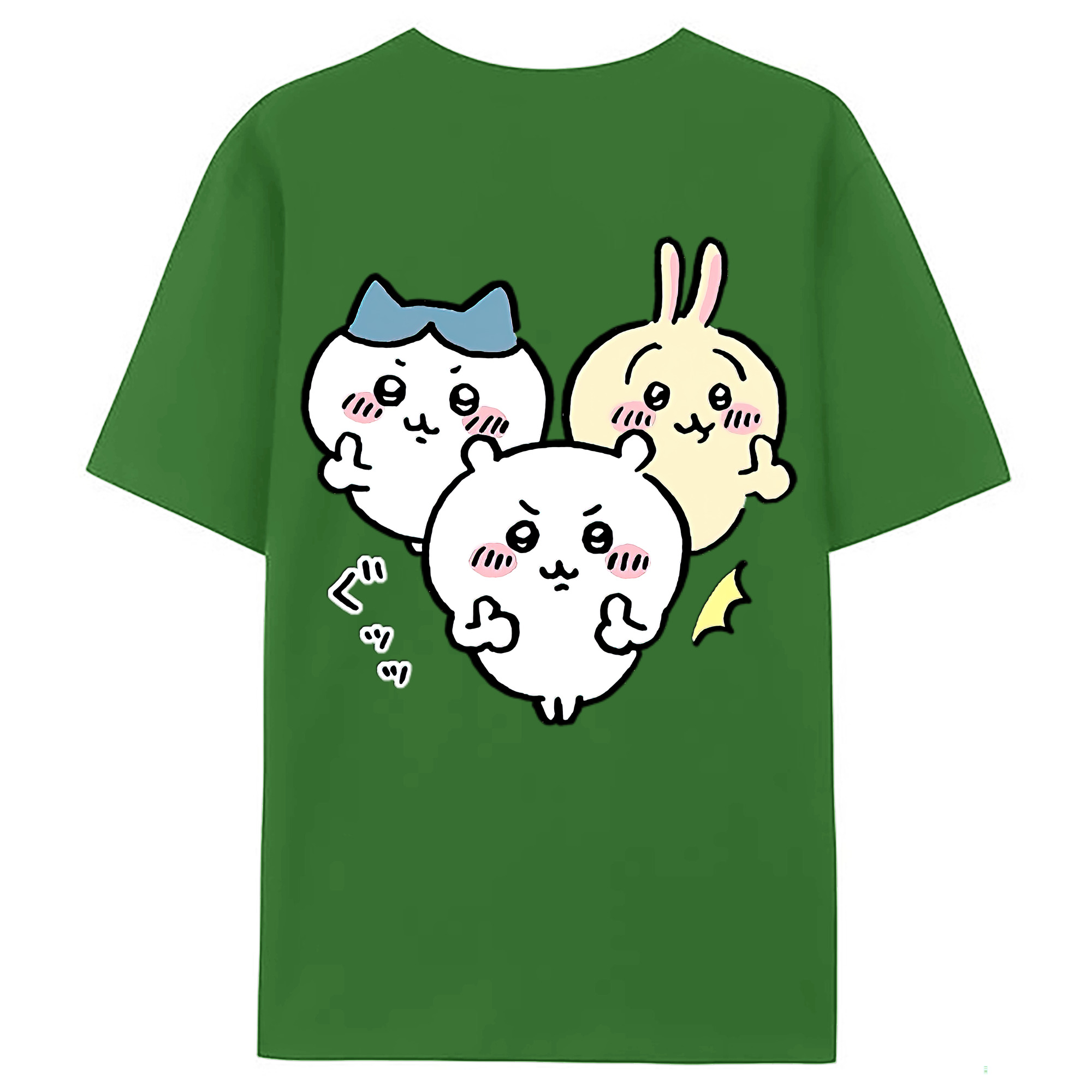 （画像用） ちいかわ うさぎ Chii-kawa usagi レディース半袖Tシャツ(バックプリント)